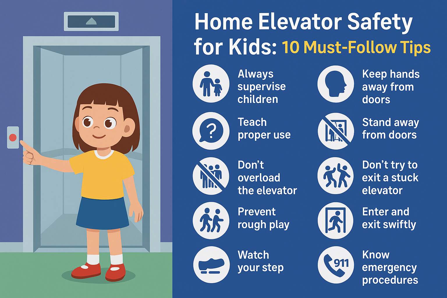 Home Elevator Safety for Kids