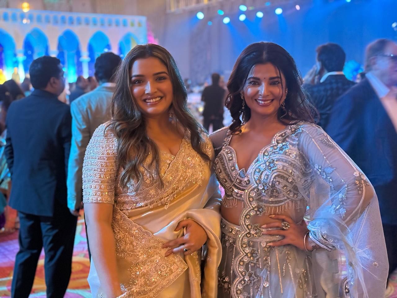 Smriti Sinha with Amrapali Dubey