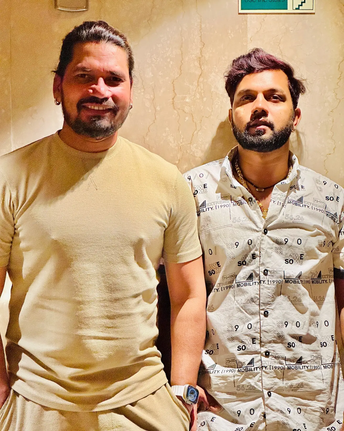 neelkamal singh with pravesh lal yadav