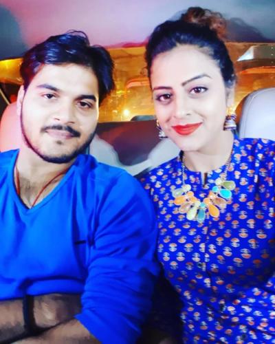 Yamini Singh and arvind akela kallu latest photos
